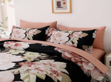 Soft Floral Comforter Set, King Size, Quilted Warm Bedding with Pillowcases V745-MAB010949AJ3