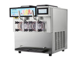 Commercial Slushy Machine, 2 x 12L / 3.17 Gal Double Tanks, Cool and Freeze Modes, Stainless Steel V952-FB8L4L22000W2RDAFV3