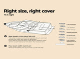 Seamanship Boat Cover 19-21ft Trailerable Jumbo Marine Grade Heavy Duty Grey TJBC-1921-GR