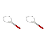2X Heavy Duty Metal Filter Wrench 6.25 Inch Inside Diameter Filter Housing Wrench Home V1366-AZ2-W-14478