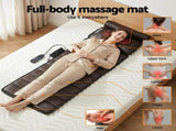 Livemor Massage Mat Kneading Neck Foot Massager Heated Vibration Airbag Mattress MASSAGE-MAT-02-PU-BR