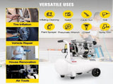 Air Compressor 6.6 Gallon, Portable Air Compressor 1 HP, Oil Free Air Compressor Steel Tank 750W, V952-WSKYJ750-25L00001V3