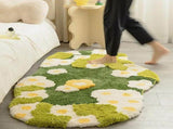 3D Stereo Irregular Rug Flowers Grass Moss Rug for Living Room Bedroom Home Aesthetic Decor Floor V1370-AZ4-01673