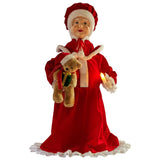 Christabelle 1.1m Musical LED Animated Christmas Mrs Claus Glowing Candle Ornament Decoration 112_NK101