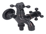 All Copper Wall Mount Faucet European Retro Cold Hot Faucet Home Toilet Basin Tap V1294-YM0521-3112230000111