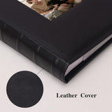4x6 Photo Picture Album Holds 300 Photos, Large Capacity Slip-in Picture Albums, Premium Leather V1370-AZ4-15566