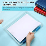 6 Pcs Clear A4 File Box Document Plastic Storage Box Case Board Containers Magazine Protector File V1192-AZ-W-28744