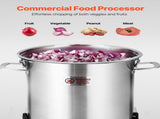 Food Processor & Vegetable Chopper, 18L Food-Grade Stainless Steel Food Processor Chopper with V952-AJSQSJ18L150H4734V3