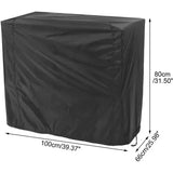 1 Piece Square BBQ Grill Cover,210D Waterproof Oxford Fabric UV-Resistant Outdoor Protector with V1189-LC-HW-00341