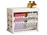 Book Rack Storage Bookshelf Small Storage Bookshelf Bookcase Large Capacity Easy Access for Living V1294-YM0901-3116230016117