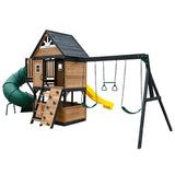 Lifespan Kids Claremont Swing Set & Play Centre with 2.2m Slide V572-LKPC-CLARE-YL