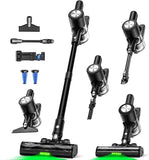 Cordless Vacuum Cleaner, 55Kpa/55Mins Vacuum Cleaners for Home. Self-Standing Stick Vacuum with V1313-AU-H28B