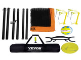 Outdoor Portable Volleyball Net System, Adjustable Height Aluminum Poles, Professional Volleyball V952-PQWTZ323YCLGRY89QV0
