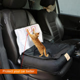 Waterproof Dog Car Seat Bed with Safety Belt V767-9LPET01-L-GJ-B