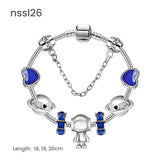 10 Styles Charm Bracelets Set Colorful Alloy & Glass Beaded Bracelets,Buy 3 for Better V1132-NSSL27-TRIPLE