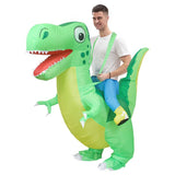 Ride On Cartoon Dinosaur Cartoon Costumes Air Model Inflatable Costume Funny Dress Up Props V1263-JX-7874