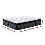 Giselle Bedding 34cm Mattress 9 Zone Latex Foam King MATTRESS-B-0001-K