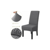 Washable Universal Stretch Microfiber Chair Covers 6-Pack V1188-TSCJ-64533