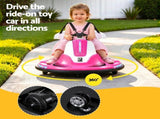 Rigo Ride on Cars Kids Bumper 12V Ride on Toy Toddler Remote Control Pink RCAR-BUMPER-S-PK