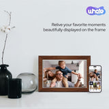 10.1 Inch Digital Picture Frame - 1280 * 800 HD WiFi Enabled with Load from Phone Capability, 32GB V498-DIGITALFRAMEDW