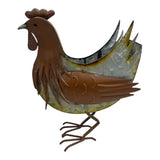 Distress Finish Chicken Planter / Storage Holder 33cm V637-71664CHK