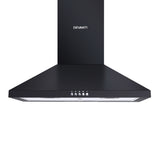 Devanti 600mm Range Hood 60cm Rangehood Black RH-D-A17-60-BK