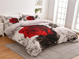 Gray Flower Marseille Heritage Quilt / Doona / Duvet Cover set V745-AQ044118K3