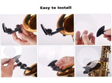 Plastic Saxophone Deflector Sound Deflector with Mute & Reflect Sound Functions for Wind Instrument V1366-AZ2-W-18581