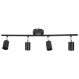 Tracking Lights Ceiling LED 4 60W Adjustable Angle Foldable Matte Black 4 Light Tracking Lighting V1294-YM0703-3119230078411