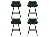 Artiss 4x Bar Stools Velvet Chairs Green BA-K-0222-GRX4