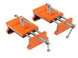 2pcs Cabinet Claw Aluminum Alloy Cabinet Claw Clamps for Installing Cabinetry Face Frame Orange V1294-YM0703-3114230029611