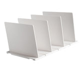 Shelf Divider White Sturdy Plastic Easy Assembly Adjustable Vertical Handbag Separator for Home V1294-YM0901-3117230414511