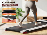 Everfit Treadmill Electric Walking Pad with Incline Under Desk Home Gym White TMILL-400-INC-WH