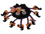 Halloween Wreath Scary Interesting Multi Legged Spider Halloween Garland Decoration for Door Wall V1294-YM0901-3115230075611