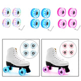 4 Roller Skate Wheels 58mm X 32mm Luminous Quad Roller Skateboard Wheels Outdoor Roller Skates Light V1370-AZ4-07679