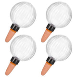 4Pcs 17 oz Self-Watering Globe Premium and Enduring Automatic Self Watering Globe for Indoor Plant V1366-AZ2-W-15011