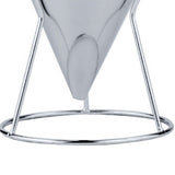 Stainless Steel Pancake Batter Dispenser Funnel 1200ML Large Capacity Conical Funnel with Rack V1294-YM0626-3118220317812