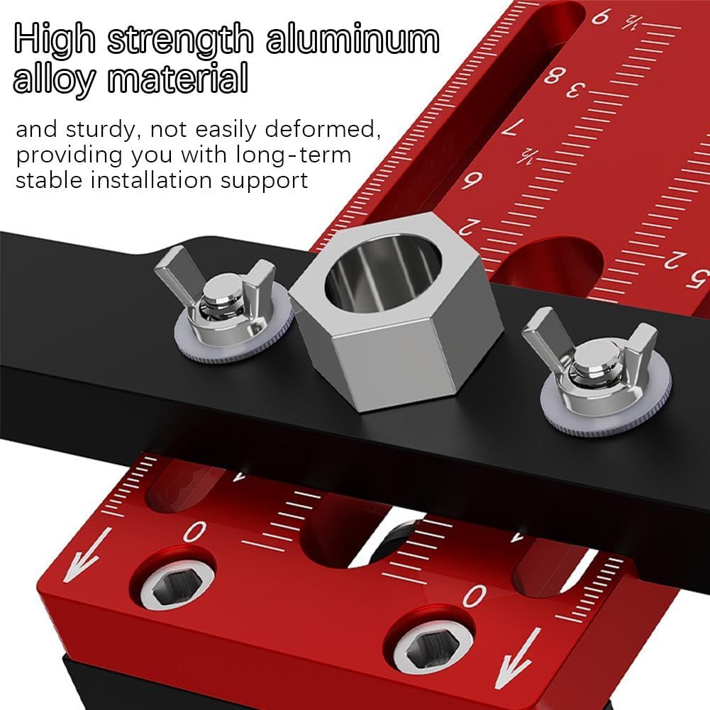 Cabinet Door Positioner, Aluminum Alloy Cabinet Hardware Jig ...