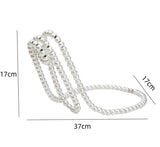 White Luxury Pearl Floating Wine Rack - Creative Gravity-Defying Wine Bottle Holder, Minimalist V888-ELOSUNG49573