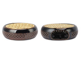 Bronze Brown Tea Light Teapot Warmer Hollow Concave Looking Ceramic Tea Tealight Coffee Heater V1294-YM0703-3118230129211