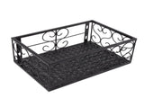 Balcony Flower Pot Stand Thickened Iron Decorative Patio Railing Shelf With Retainers for Windowsill V1294-YM0717-3111220212812