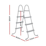 Bestway Above Ground Pool Ladder with Removable Steps BW-LAD-107CM-58335