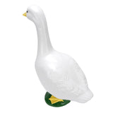 Garden Goose Statue Resin Lifelike Large Size White Goose Sculpture Ornament for Pool Yard Outdoor V1294-YM0901-3111250063511