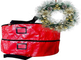 Double Layer Christmas Wreath Storage Bag Large Capacity Wreath Storage Container Wreath Storage Box V1294-YM0523-10321917