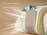 Stylish Portable Pet Backpack - Spacious Pet Carrier with Anti-Stress Design V888-ELOSUNG33143
