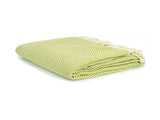 Herringbone Acrylic Throw Green V442-WAM-THROW-HERRINGBONE-GREEN-RE