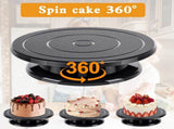 Rotating Stand - Turntable - Stand with Base - Dish - Plate - Plate V1188-MS101-01837-1