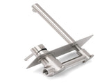 Brushed Nickel Round Wall Mounted Basin Vanity Mixer Bathtub Straight Spout Tap V1233-KPL301N