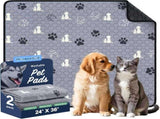 1 Pack Washable Pee Pads for Dogs, Waterproof, Gray Super Absorbent, Waterproof and Non-Slip V1107-136-03776-GRY5