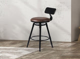 Levede 1x Industrial Bar Stools Kitchen BR1013-BACK
